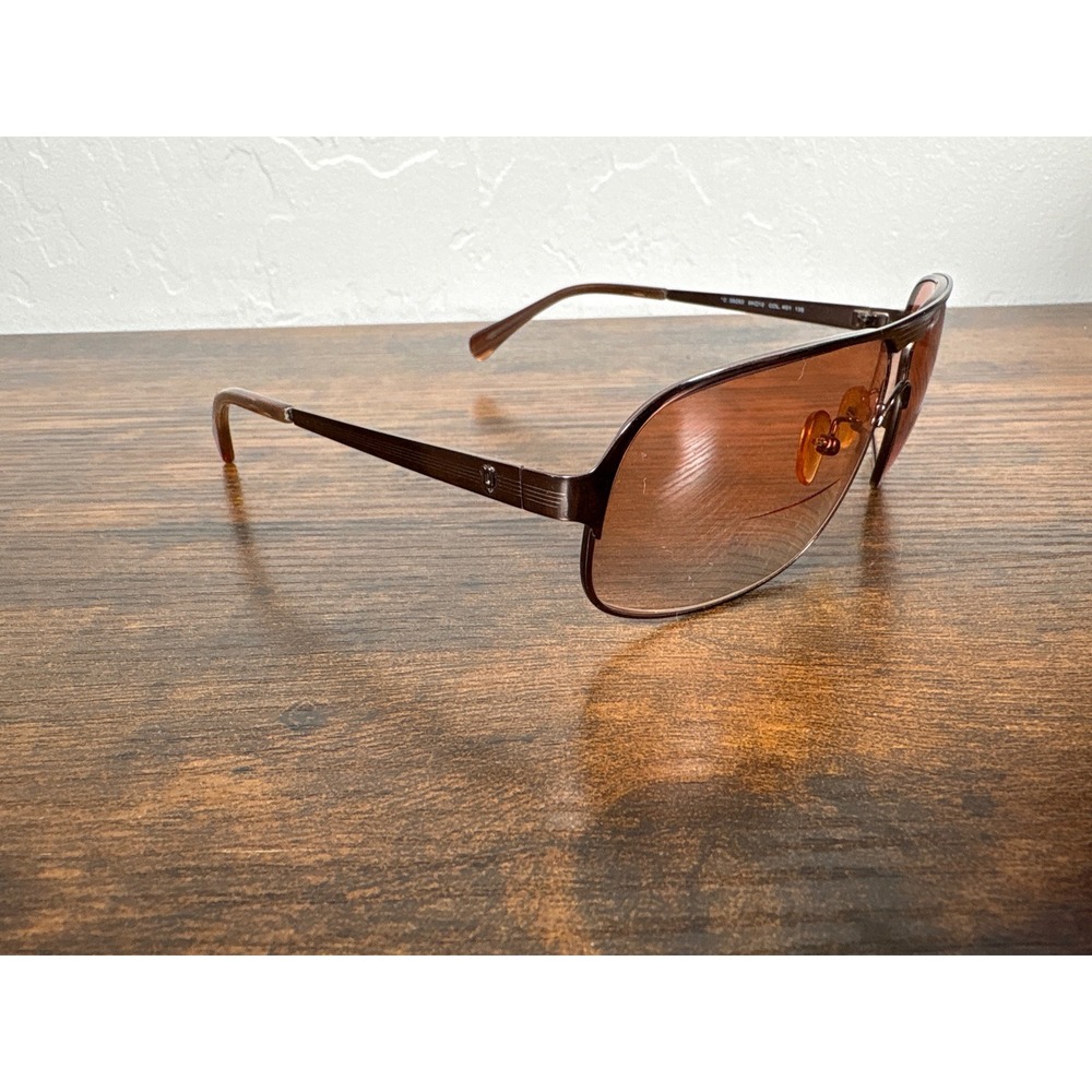 Police S8293 Aviator Eyeglass Frames Bronze Brown Gradient Italy K01 64-12-135